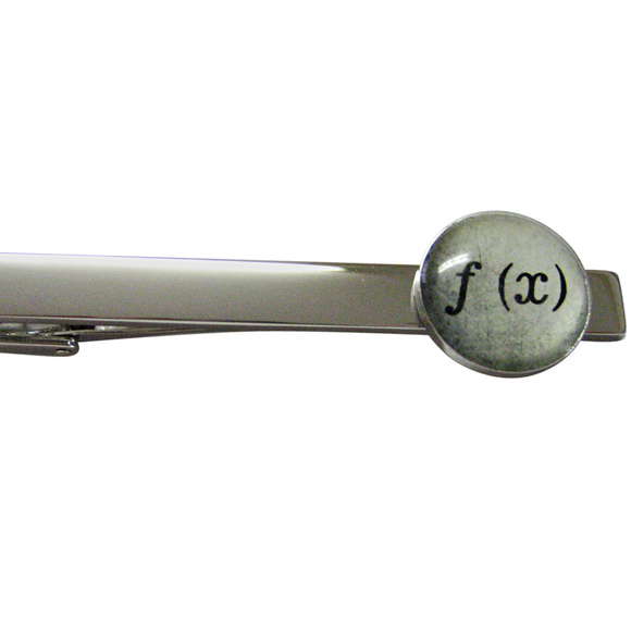 Mathematical Function of X Square Tie Clip - Picture 1 of 2